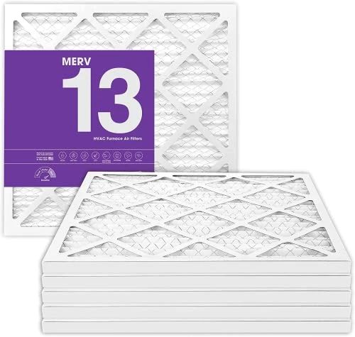 Simply By MervFilters, 20x24x1 (19.75 X 23.75) Air Filter, MERV 13, MPR 1500, AC Furnace Air Filter, 6 Pack 3 Simply By MervFilters, 20x24x1 (19.75 X 23.75) Air Filter, MERV 13, MPR 1500, AC Furnace Air Filter, 6 Pack