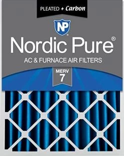 Nordic Pure 18x24x4 MERV 13 Pleated Plus Carbon AC Furnace Air Filter 1 Pack 20 Nordic Pure 18x24x4 MERV 13 Pleated Plus Carbon AC Furnace Air Filter 1 Pack -Air Filter Sales 41E5fylmctL. AC