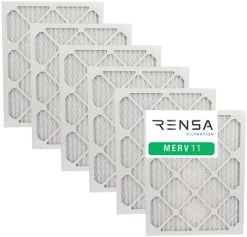 Rensa, Merv 13 Furnace Air Filter, HVAC Filter, Durable Beverage Board, 14x30x1, 6-pack, Made In USA, Traps Airborne Contaminants, Easy Installation, UL 900 Approved 11 Rensa, Merv 13 Furnace Air Filter, HVAC Filter, Durable Beverage Board, 14x30x1, 6-pack, Made In USA, Traps Airborne Contaminants, Easy Installation, UL 900 Approved -Air Filter Sales 41EgeO9BVIS. AC