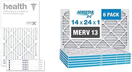 AIRx HEALTH 14x24x1 MERV 13 Pleated Air Filter - Made In The USA - Box Of 6 10 AIRx HEALTH 14x24x1 MERV 13 Pleated Air Filter - Made In The USA - Box Of 6 - Image 8