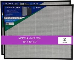Vioxfilter H14AF20201 Pack Of 1 MERV 14 Pleated 20x20x1 AC Furnace Air Filter; Low Resistance To Air Flow; Filters Air From A/C 27 Vioxfilter H14AF20201 Pack Of 1 MERV 14 Pleated 20x20x1 AC Furnace Air Filter; Low Resistance To Air Flow; Filters Air From A/C -Air Filter Sales 41MTqU8LQnL. AC