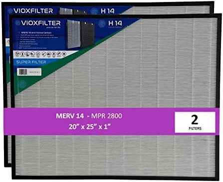 Vioxfilter H14AF20201 Pack Of 1 MERV 14 Pleated 20x20x1 AC Furnace Air Filter; Low Resistance To Air Flow; Filters Air From A/C 13 Vioxfilter H14AF20201 Pack Of 1 MERV 14 Pleated 20x20x1 AC Furnace Air Filter; Low Resistance To Air Flow; Filters Air From A/C - Image 11