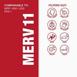 Aerostar 16x25x3 MERV 11 Pleated Replacement Air Filter For Trion Air Bear 229990-101, 3 Pack (Actual Size: 15 3/4"x24 1/4"x3"), AC Furnace Filters -Air Filter Sales 41Mp0Q0zDnL