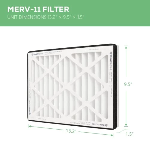 ABESTORM MERV11 Filter Compatible With DecDust1350 / DecDust1350IG, (Pack Of 4) 4 ABESTORM MERV11 Filter Compatible With DecDust1350 / DecDust1350IG, (Pack Of 4) - Image 2