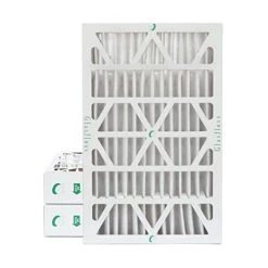 Glasfloss ZL 16x25x4 MERV 10 Pleated 4" Inch Air Filters For AC And Furnace. 3 PACK. Actual Size: 15-1/2 X 24-1/2 X 3-3/4
