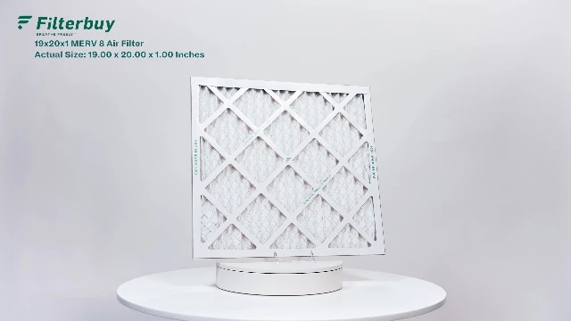 Filterbuy 19x20x1 Air Filter MERV 8 Dust Defense (2-Pack), Pleated HVAC AC Furnace Air Filters Replacement (Actual Size: 19.00 X 20.00 X 1.00 Inches) 7 Filterbuy 19x20x1 Air Filter MERV 8 Dust Defense (2-Pack), Pleated HVAC AC Furnace Air Filters Replacement (Actual Size: 19.00 X 20.00 X 1.00 Inches) - Image 5