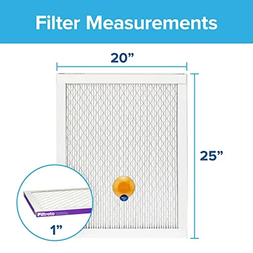 Filtrete 20x25x1 Smart Air Filter, MPR 1500 MERV 12, 1-Inch Allergen, Bacteria And Virus Air Filters For ACs And Furnaces, 2 Filters 6 Filtrete 20x25x1 Smart Air Filter, MPR 1500 MERV 12, 1-Inch Allergen, Bacteria And Virus Air Filters For ACs And Furnaces, 2 Filters - Image 4