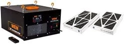 WEN 3410 3-Speed Remote-Controlled Air Filtration System & Activated Carbon Air Filters, 5-Micron Inner Filter For 400 CFM Air Filtration Systems, Two Pack & Woodworking Air Filters, Two Pack -Air Filter Sales 41Xscn pHRL. AC