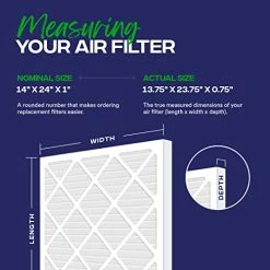 Crisp Filters, 14x24x1 Air Filter, MERV 13, MPR 1500, AC Furnace Air Filter, 4-Pack 9 Crisp Filters, 14x24x1 Air Filter, MERV 13, MPR 1500, AC Furnace Air Filter, 4-Pack -Air Filter Sales 41lG8wYH3YL
