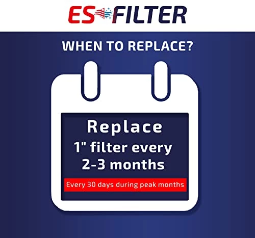 ESfilter 12x24x1 Air Filter MERV 8 Dust Defense, Pleated HVAC AC Furnace Air Filters Replacement (Size: 11.50 X 23.50 X 0.75 Inches) 8 ESfilter 12x24x1 Air Filter MERV 8 Dust Defense, Pleated HVAC AC Furnace Air Filters Replacement (Size: 11.50 X 23.50 X 0.75 Inches) - Image 6