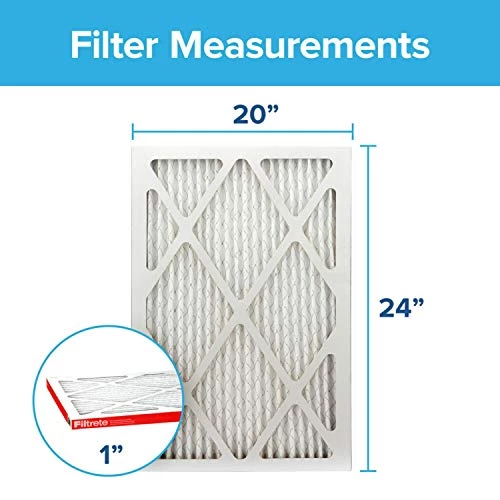 Filtrete 20x24x1 Air Filter MPR 1000 MERV 11, Allergen Defense, 6-Pack (exact Dimensions 19.81x23.81x0.81) 4 Filtrete 20x24x1 Air Filter MPR 1000 MERV 11, Allergen Defense, 6-Pack (exact Dimensions 19.81x23.81x0.81) - Image 2