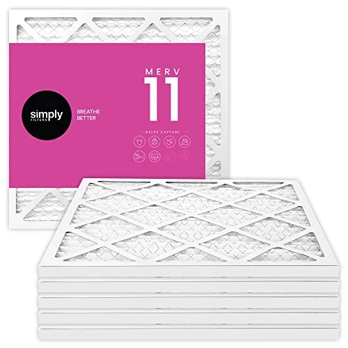 Simply By MervFilters 14x24x1 Air Filters, Merv 11, MPR 1000, AC Furnace Air Filter 6 Pack 3 Simply By MervFilters 14x24x1 Air Filters, Merv 11, MPR 1000, AC Furnace Air Filter 6 Pack