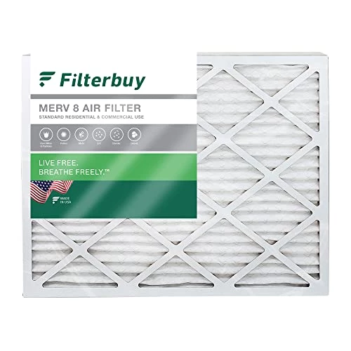 Filterbuy 16x18x1 Air Filter MERV 8 Dust Defense (1-Pack), Pleated HVAC AC Furnace Air Filters Replacement (Actual Size: 15.50 X 17.50 X 0.75 Inches) 3 Filterbuy 16x18x1 Air Filter MERV 8 Dust Defense (1-Pack), Pleated HVAC AC Furnace Air Filters Replacement (Actual Size: 15.50 X 17.50 X 0.75 Inches)