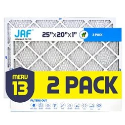Japan Air Filter 20x25x1 MERV 13 (2-Pack) HVAC Furnace Replacement - Clean Living Basic Dust ‎Air Conditioner, Cleaner, Furnace. (Exact Dimensions 19.60 X 24.70 0.86), (DeaKleen 25x20x1 Merv13)