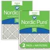 Nordic Pure 10x24x1 MERV 13 Pleated AC Furnace Air Filters 2 Pack 2 Nordic Pure 10x24x1 MERV 13 Pleated AC Furnace Air Filters 2 Pack -Air Filter Sales 518MkvYB71L