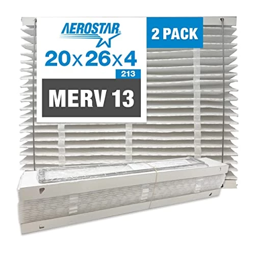 Aerostar MERV 13 Collapsible Replacement Filter For Aprilaire 213, 2 Pack 3 Aerostar MERV 13 Collapsible Replacement Filter For Aprilaire 213, 2 Pack