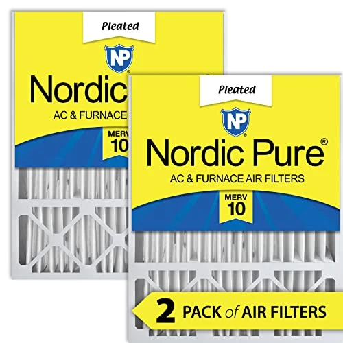Nordic Pure 20x25x5 MERV 10 Pleated Honeywell Replacement AC Furnace Air Filters 2 Pack 3 Nordic Pure 20x25x5 MERV 10 Pleated Honeywell Replacement AC Furnace Air Filters 2 Pack