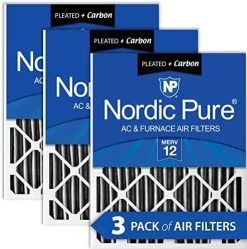 Nordic Pure 16x16x2 MERV 10 Pleated AC Furnace Air Filters 3 Pack 30 Nordic Pure 16x16x2 MERV 10 Pleated AC Furnace Air Filters 3 Pack -Air Filter Sales 51DWrlRLs L. AC
