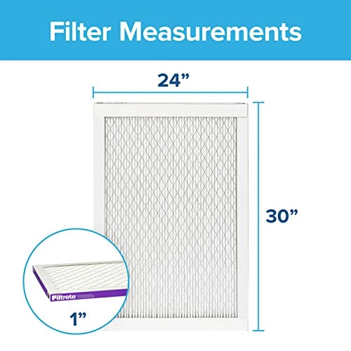 Filtrete 24x30x1 Air Filter, MPR 1500, MERV 12, Healthy Living Ultra-Allergen 3-Month Pleated 1-Inch Air Filters, 6 Filters 4 Filtrete 24x30x1 Air Filter, MPR 1500, MERV 12, Healthy Living Ultra-Allergen 3-Month Pleated 1-Inch Air Filters, 6 Filters - Image 2
