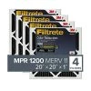 Filtrete 20x20x1 Air Filter MPR 1200 MERV 11, Allergen Defense Odor Reduction, 4-Pack (exact Dimensions 19.69x19.69x0.81) 2 Filtrete 20x20x1 Air Filter MPR 1200 MERV 11, Allergen Defense Odor Reduction, 4-Pack (exact Dimensions 19.69x19.69x0.81) -Air Filter Sales 51DxtkBTbbL