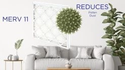 Filters Fast 12x18x1 Air Filter MERV 11, 1" AC Furnace Air Filters, Made In The USA, Actual Size: 11.75"x17.75"x0.75, 6 Pack -Air Filter Sales 51F4AcYDz0L 1