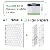 Future Way 16x20x1 Air Filter, MERV 8, MPR 700, Assembly Kit With 1 Reusable ABS Frame & 8 Filters For AC Furnace, Actual Size: 15-11/16 X 19-11/16 X 3/4 Inch 2 Future Way 16x20x1 Air Filter, MERV 8, MPR 700, Assembly Kit With 1 Reusable ABS Frame & 8 Filters For AC Furnace, Actual Size: 15-11/16 X 19-11/16 X 3/4 Inch -Air Filter Sales 51HopaatneL 1