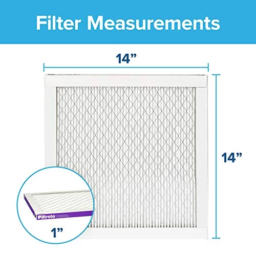 Filtrete 14x14x1 Air Filter, MPR 1500, MERV 12, Healthy Living Ultra-Allergen 3-Month Pleated 1-Inch Air Filters, 6 Filters 2 Filtrete 14x14x1 Air Filter, MPR 1500, MERV 12, Healthy Living Ultra-Allergen 3-Month Pleated 1-Inch Air Filters, 6 Filters