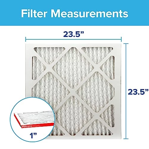 Filtrete 23.5x23.5x1 Air Filter MPR 1000 MERV 11, Allergen Defense, 6-Pack (exact Dimensions 23.188x23.188x0.81) 3 Filtrete 23.5x23.5x1 Air Filter MPR 1000 MERV 11, Allergen Defense, 6-Pack (exact Dimensions 23.188x23.188x0.81)