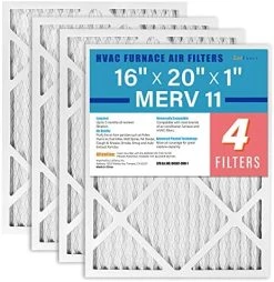 LotFancy 20x25x1 Air Filters, MERV 13 AC Furnace Filters, 6 Pack Pleated Air Conditioner HVAC Filters (Actual Size: 19.75 X 24.75 X 0.75 Inches) 29 LotFancy 20x25x1 Air Filters, MERV 13 AC Furnace Filters, 6 Pack Pleated Air Conditioner HVAC Filters (Actual Size: 19.75 X 24.75 X 0.75 Inches) -Air Filter Sales 51NZ67KsY0L. AC