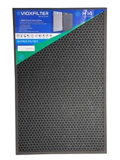 Vioxfilter H14AF AC Furnace HVAC Air Filter; Low Resistance To Air Flow; For Use With Your A/C (Pack Of 1, 16x25x1 Inches)