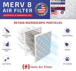 ESfilter 12x24x1 Air Filter MERV 8 Dust Defense, Pleated HVAC AC Furnace Air Filters Replacement (Size: 11.50 X 23.50 X 0.75 Inches) 10 ESfilter 12x24x1 Air Filter MERV 8 Dust Defense, Pleated HVAC AC Furnace Air Filters Replacement (Size: 11.50 X 23.50 X 0.75 Inches) -Air Filter Sales 51PidS18kyL