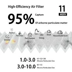 14x14x1 Air Filter,MERV 8 Pleated Air Filter,AC Furnace Air Filter,Reusable ABS Plastic Frame (1 Frame + 9 Filters MERV8, 14x14x1) 10 14x14x1 Air Filter,MERV 8 Pleated Air Filter,AC Furnace Air Filter,Reusable ABS Plastic Frame (1 Frame + 9 Filters MERV8, 14x14x1) -Air Filter Sales 51S7cqWUTEL