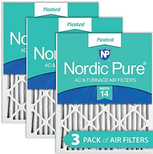 Nordic Pure 16x16x2 MERV 10 Pleated AC Furnace Air Filters 3 Pack 8 Nordic Pure 16x16x2 MERV 10 Pleated AC Furnace Air Filters 3 Pack - Image 6