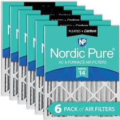 Nordic Pure 18x24x4 MERV 13 Pleated Plus Carbon AC Furnace Air Filter 1 Pack 23 Nordic Pure 18x24x4 MERV 13 Pleated Plus Carbon AC Furnace Air Filter 1 Pack -Air Filter Sales 51SbKqnLpRL. AC