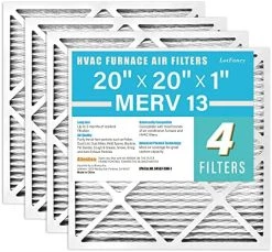 LotFancy 20x25x1 Air Filters, MERV 13 AC Furnace Filters, 6 Pack Pleated Air Conditioner HVAC Filters (Actual Size: 19.75 X 24.75 X 0.75 Inches) 25 LotFancy 20x25x1 Air Filters, MERV 13 AC Furnace Filters, 6 Pack Pleated Air Conditioner HVAC Filters (Actual Size: 19.75 X 24.75 X 0.75 Inches) -Air Filter Sales 51VIXtbDEL. AC