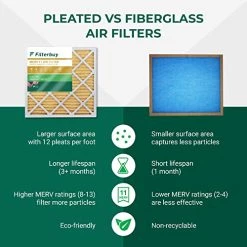 Filterbuy 14x25x1 Air Filter MERV 11 Allergen Defense (4-Pack), Pleated HVAC AC Furnace Air Filters Replacement (Actual Size: 13.50 X 24.50 X 0.75 Inches) 7 Filterbuy 14x25x1 Air Filter MERV 11 Allergen Defense (4-Pack), Pleated HVAC AC Furnace Air Filters Replacement (Actual Size: 13.50 X 24.50 X 0.75 Inches) -Air Filter Sales 51VYyHvNPqL 2