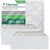Filterbuy 20x25x2 Air Filter MERV 8 Dust Defense (12-Pack), Pleated HVAC AC Furnace Air Filters Replacement (Actual Size: 19.50 X 24.50 X 1.75 Inches) 1 Filterbuy 20x25x2 Air Filter MERV 8 Dust Defense (12-Pack), Pleated HVAC AC Furnace Air Filters Replacement (Actual Size: 19.50 X 24.50 X 1.75 Inches) -Air Filter Sales 51X5binbBKL