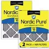 Nordic Pure 20x30x1 MERV 10 Pleated Plus Carbon AC Furnace Air Filters 2 Pack 2 Nordic Pure 20x30x1 MERV 10 Pleated Plus Carbon AC Furnace Air Filters 2 Pack -Air Filter Sales 51XbBT0n24L