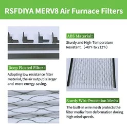 RSFDIYA Air Filter 14x14x1, 9 Pack AC Furnace Air Filters MERV8 MPR 600, 1x Reusable Frame+9 X Filter Medias, HVAC Filters, Deep Pleated Air Cleaner, Breathe Safer Home And Office Environments 13 RSFDIYA Air Filter 14x14x1, 9 Pack AC Furnace Air Filters MERV8 MPR 600, 1x Reusable Frame+9 X Filter Medias, HVAC Filters, Deep Pleated Air Cleaner, Breathe Safer Home And Office Environments -Air Filter Sales 51Yekp1inuL