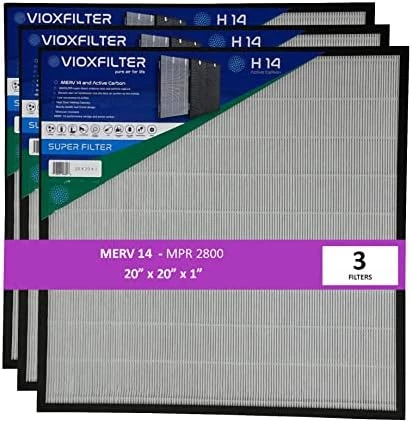 Vioxfilter H14AF20201 Pack Of 1 MERV 14 Pleated 20x20x1 AC Furnace Air Filter; Low Resistance To Air Flow; Filters Air From A/C 15 Vioxfilter H14AF20201 Pack Of 1 MERV 14 Pleated 20x20x1 AC Furnace Air Filter; Low Resistance To Air Flow; Filters Air From A/C - Image 13