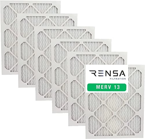 Rensa, Merv 13 Furnace Air Filter, HVAC Filter, Durable Beverage Board, 14x30x1, 6-pack, Made In USA, Traps Airborne Contaminants, Easy Installation, UL 900 Approved 3 Rensa, Merv 13 Furnace Air Filter, HVAC Filter, Durable Beverage Board, 14x30x1, 6-pack, Made In USA, Traps Airborne Contaminants, Easy Installation, UL 900 Approved