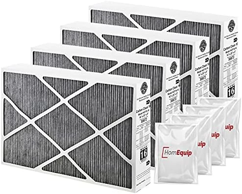 Lennox 16x25x5 Furnace Filter, X6672 Filter Replacement, Merv 16 Carbon Clean Filter Media With Homequip Disposal Bag 2-Pack (Actual Size: 15.8 X 24.8 X 4.3 Inches) 11 Lennox 16x25x5 Furnace Filter, X6672 Filter Replacement, Merv 16 Carbon Clean Filter Media With Homequip Disposal Bag 2-Pack (Actual Size: 15.8 X 24.8 X 4.3 Inches) - Image 10