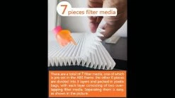 OlitAir 16x25x1 MERV 13 Air Filter,AC Furnace Air Filter,Reusable ABS Plastic Frame, 7 Pack Replaceable Filter Media (Actual Size: 15 3/4" X 24 3/4" X 3/4") 21 OlitAir 16x25x1 MERV 13 Air Filter,AC Furnace Air Filter,Reusable ABS Plastic Frame, 7 Pack Replaceable Filter Media (Actual Size: 15 3/4" X 24 3/4" X 3/4") -Air Filter Sales 51h2rI65QSL 1