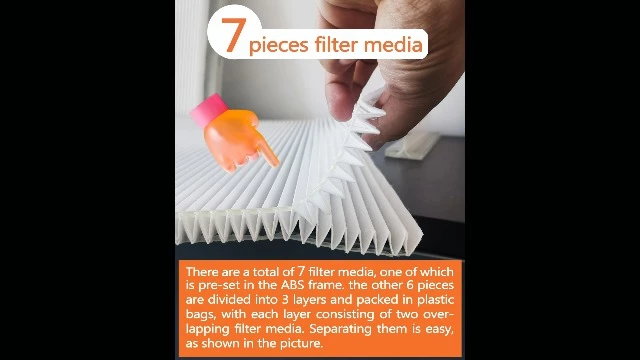 OlitAir 16x25x1 MERV 8 Air Filter,AC Furnace Air Filter,Reusable ABS Plastic Frame, 7 Pack Replaceable Filter Media (Actual Size: 15 3/4" X 24 3/4" X 3/4") 6 OlitAir 16x25x1 MERV 8 Air Filter,AC Furnace Air Filter,Reusable ABS Plastic Frame, 7 Pack Replaceable Filter Media (Actual Size: 15 3/4" X 24 3/4" X 3/4") - Image 5