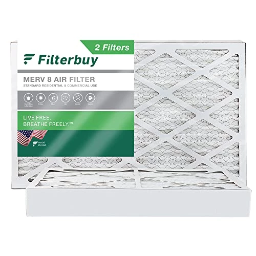 Filterbuy 14x25x4 Air Filter MERV 8 Dust Defense (2-Pack), Pleated HVAC AC Furnace Air Filters Replacement (Actual Size: 13.88 X 24.88 X 3.63 Inches) 3 Filterbuy 14x25x4 Air Filter MERV 8 Dust Defense (2-Pack), Pleated HVAC AC Furnace Air Filters Replacement (Actual Size: 13.88 X 24.88 X 3.63 Inches)