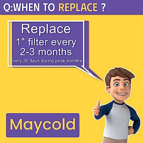 Maycold 20x30x1 Air Filter 6 Pack MERV 13,Electrostatic Pleated HVAC AC Furnace Filters Replacement Dust Defense Removes Living Dust,Pollen And Pet Dander Lint Reduction 3-Month 5 Maycold 20x30x1 Air Filter 6 Pack MERV 13,Electrostatic Pleated HVAC AC Furnace Filters Replacement Dust Defense Removes Living Dust,Pollen And Pet Dander Lint Reduction 3-Month - Image 3