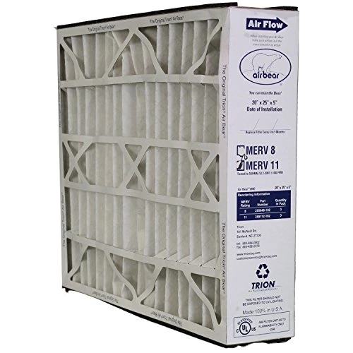 Trion Air Bear Genuine OEM Replacement Media Filter 259112-102 (20x25x5)(MERV 11) 3 Trion Air Bear Genuine OEM Replacement Media Filter 259112-102 (20x25x5)(MERV 11)