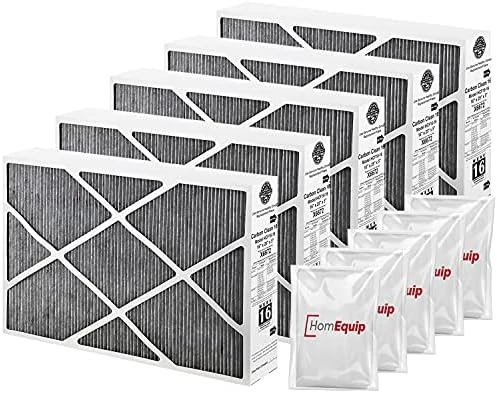 Lennox 16x25x5 Furnace Filter, X6672 Filter Replacement, Merv 16 Carbon Clean Filter Media With Homequip Disposal Bag 2-Pack (Actual Size: 15.8 X 24.8 X 4.3 Inches) 12 Lennox 16x25x5 Furnace Filter, X6672 Filter Replacement, Merv 16 Carbon Clean Filter Media With Homequip Disposal Bag 2-Pack (Actual Size: 15.8 X 24.8 X 4.3 Inches) - Image 11
