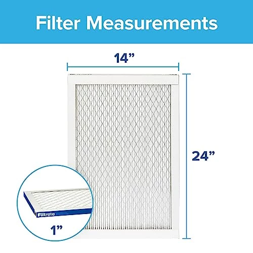 Filtrete 14x24x1 Air Filter, MPR 2200, MERV 13, Healthy Living Elite Allergen 3-Month Pleated 1-Inch Air Filters, 2 Filters 4 Filtrete 14x24x1 Air Filter, MPR 2200, MERV 13, Healthy Living Elite Allergen 3-Month Pleated 1-Inch Air Filters, 2 Filters - Image 2