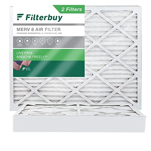 Filterbuy 14x20x4 Air Filter MERV 8 Dust Defense (2-Pack), Pleated HVAC AC Furnace Air Filters Replacement (Actual Size: 13.50 X 19.50 X 3.63 Inches) 3 Filterbuy 14x20x4 Air Filter MERV 8 Dust Defense (2-Pack), Pleated HVAC AC Furnace Air Filters Replacement (Actual Size: 13.50 X 19.50 X 3.63 Inches)